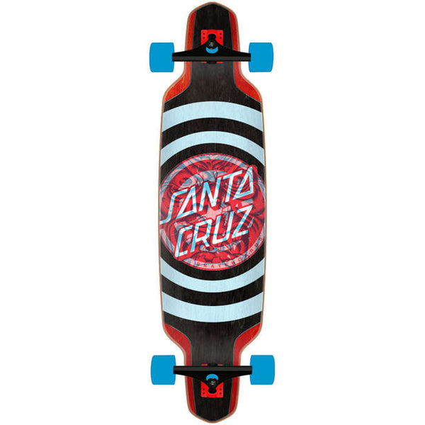 Decoder Roskopp 9.50in x 37.52in Drop Down Cruiser Skateboard Santa Cruz