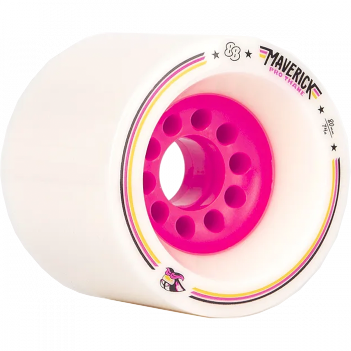 Venom 88 WHEELS THOMPSON MAVERICK 80mm 74a WHITE/PINK