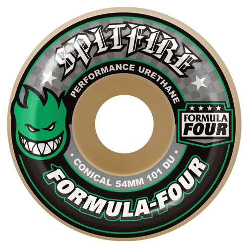 SPITFIRE FORMULA FOUR CONICAL FULL SKATEBOARD WHEELS
