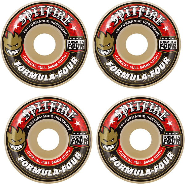 SPITFIRE FORMULA FOUR CONICAL FULL SKATEBOARD WHEELS
