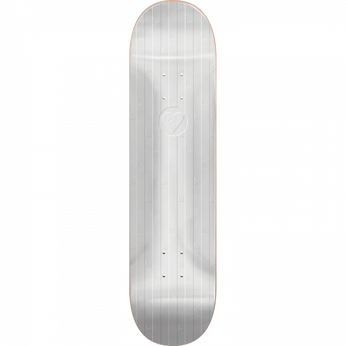 HS COSMIC STRIPES DECK-8.5 PEARL WHITE