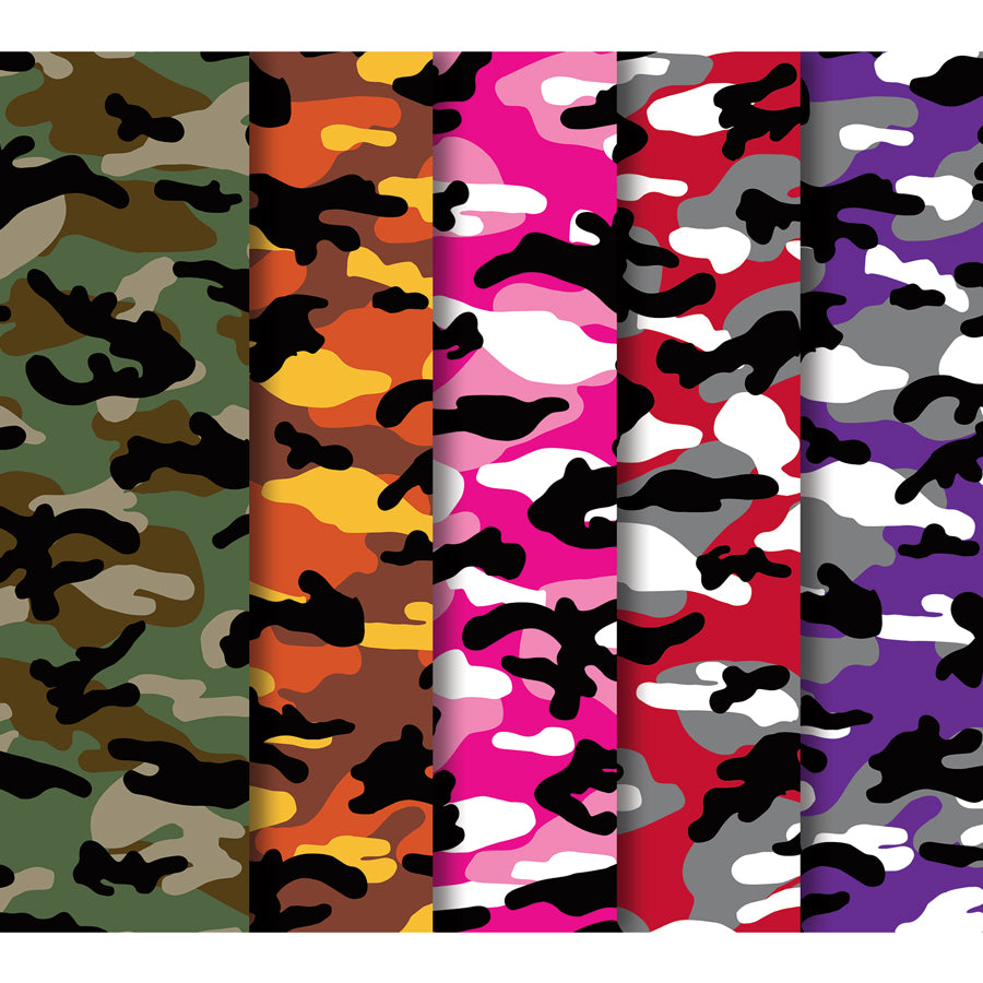 Camo 5 Pack 9in x 33in Bg/5 Graphic Mob (Sold Per Sheet)