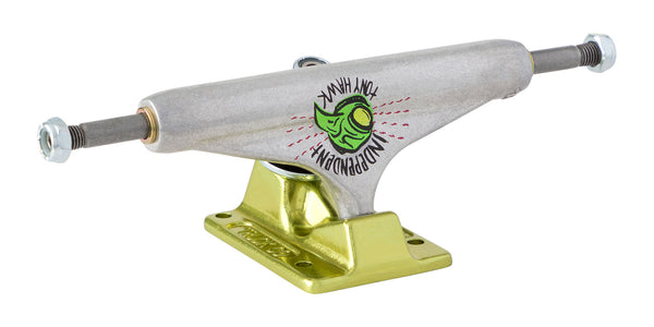 Independent Stage 11 Forged Hollow Hawk Transmission Silver Green Standard Skateboard Trucks