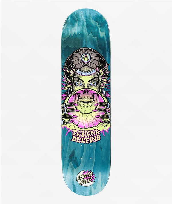 Delfino Fortune Teller Glow VX Deck Skateboard Deck 8.25in x 31.60in Santa Cruz