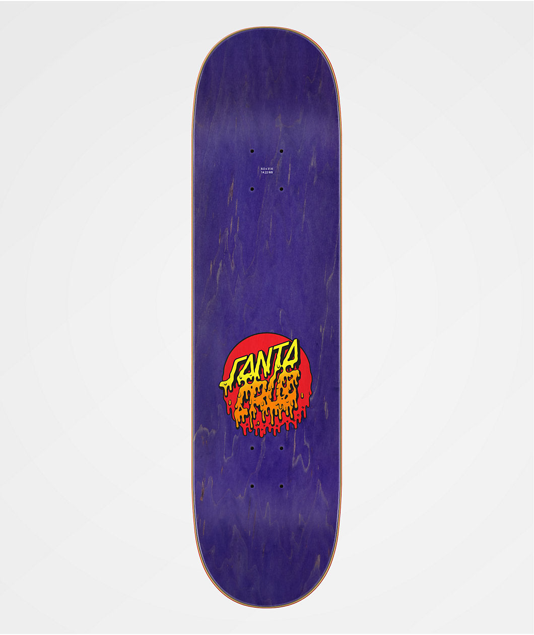 Rad Dot 7 Ply Birch Skateboard Deck 8.0in x 31.6in Santa Cruz