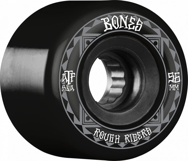 BONES WHEELS ATF ROUGH RIDER SKATEBOARD WHEELS 80A