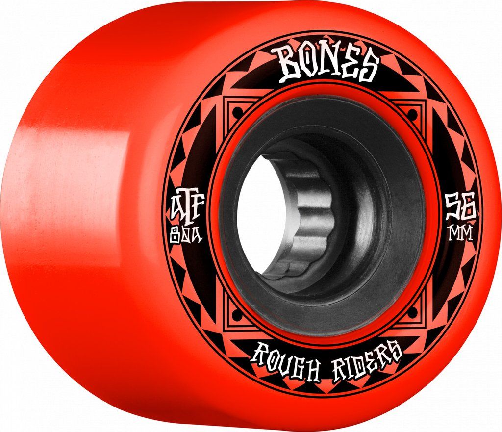 BONES WHEELS ATF ROUGH RIDER SKATEBOARD WHEELS 80A