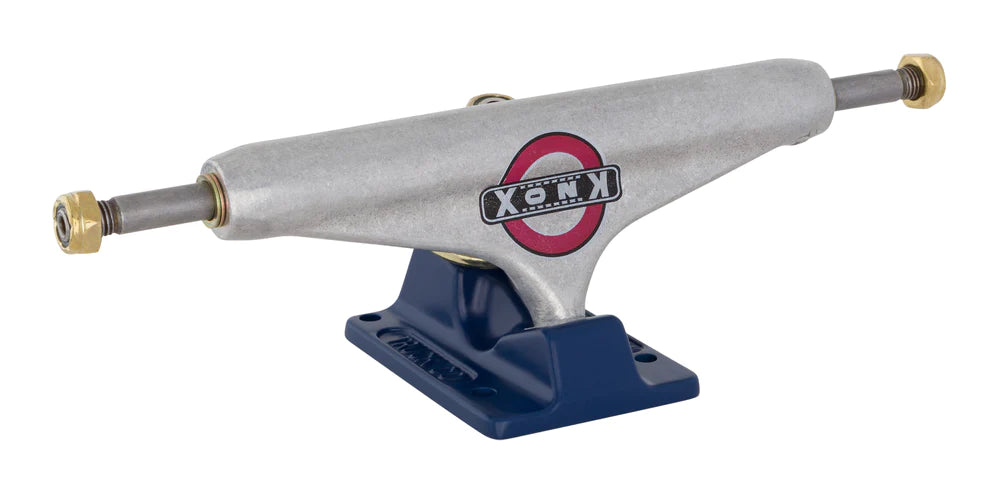Independent Stage 11 Forged Hollow Knox Silver Blue Trucks