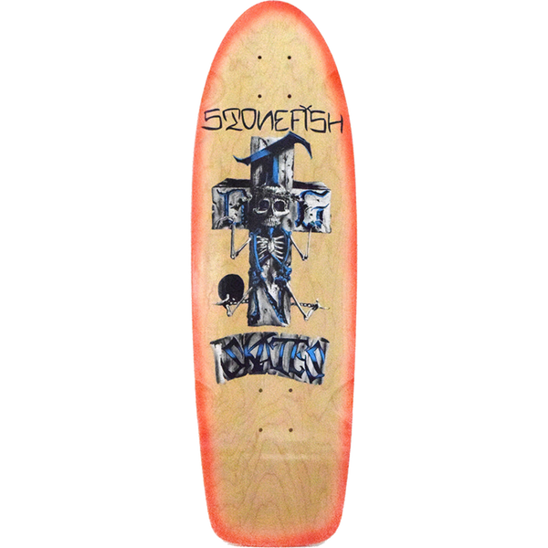 Dogtown Skateboards Stonefish 70's Natural / Orange Fade Skateboard Deck