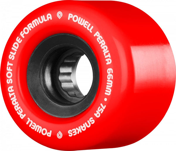 Powell Peralta Snakes Skateboard Wheels 69mm 75a 4pk Red