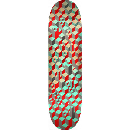 MINI LOGO PATTERN BLOCKS SKATEBOARD DECK