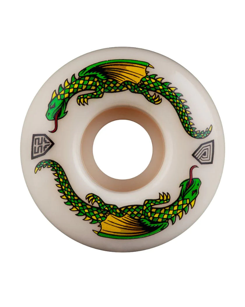 Powell Peralta Dragon Formula Green Dragon Skateboard Wheels V4-54mm