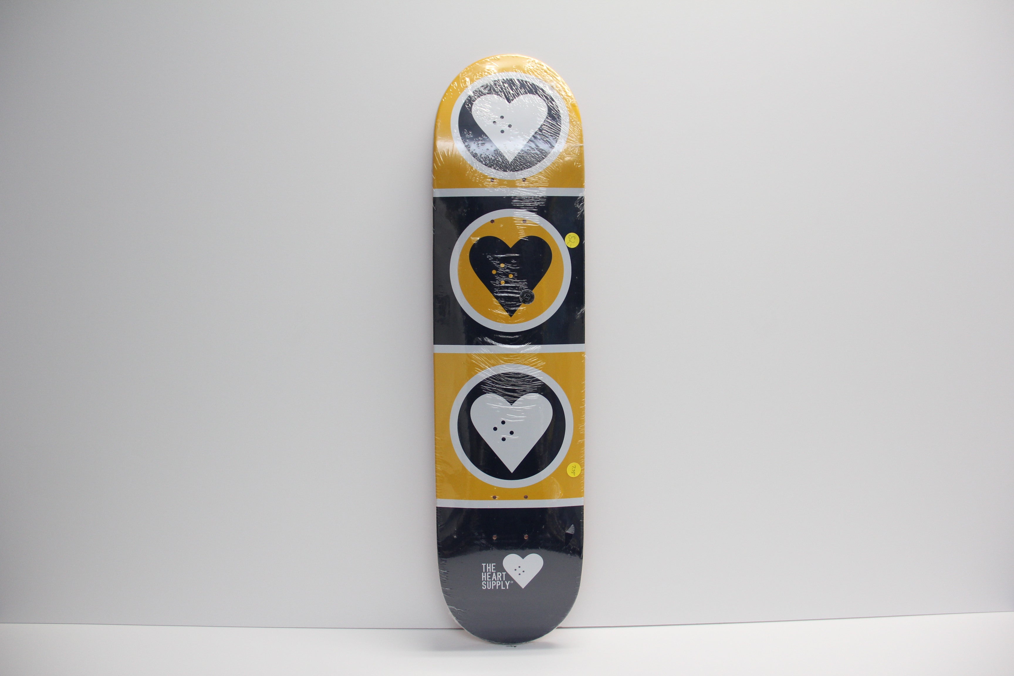 The Heart Supply Squad Blue / Yellow Skateboard Deck - 7.75