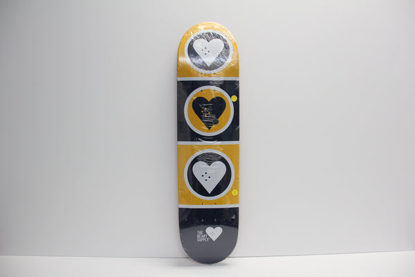 The Heart Supply Squad Blue / Yellow Skateboard Deck - 7.75" x 31.5"